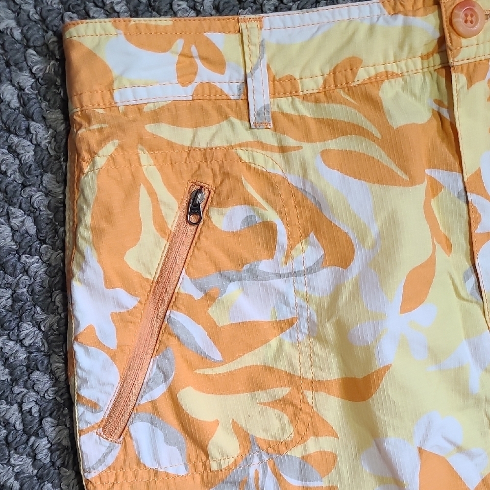 Columbia Orange and Yellow Patterned‎ Skirt - Picture 2 of 14